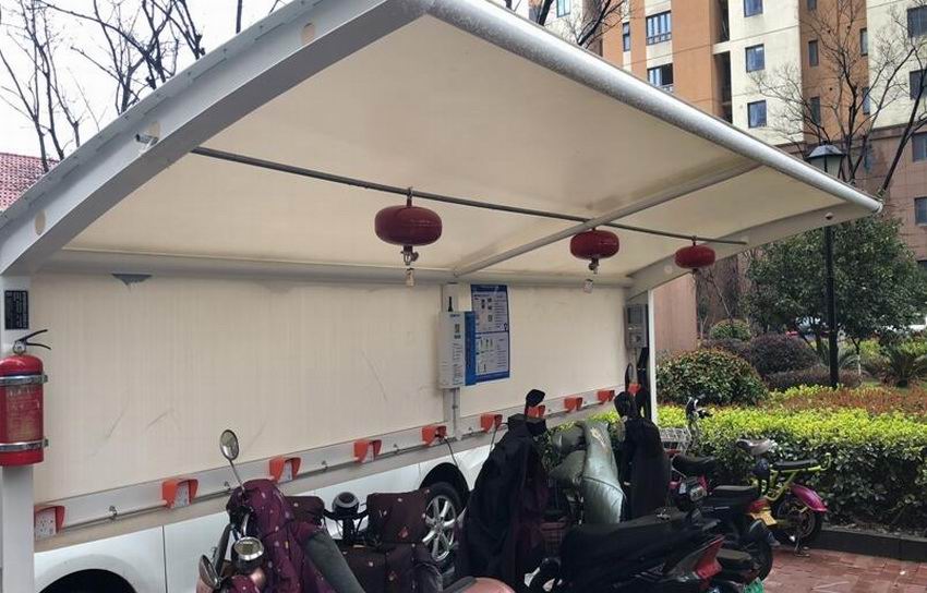 电瓶车充电桩实地案例